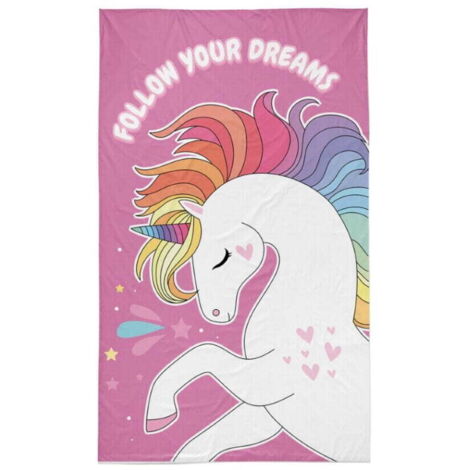 Toalla de guardería Unicornio 30x50 100% algodón