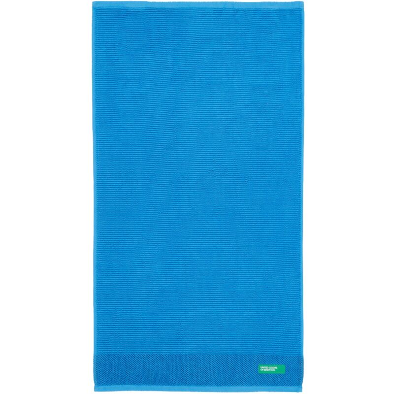 

Toalla de lavabo de algodón, en color azul, 50x90 cm.