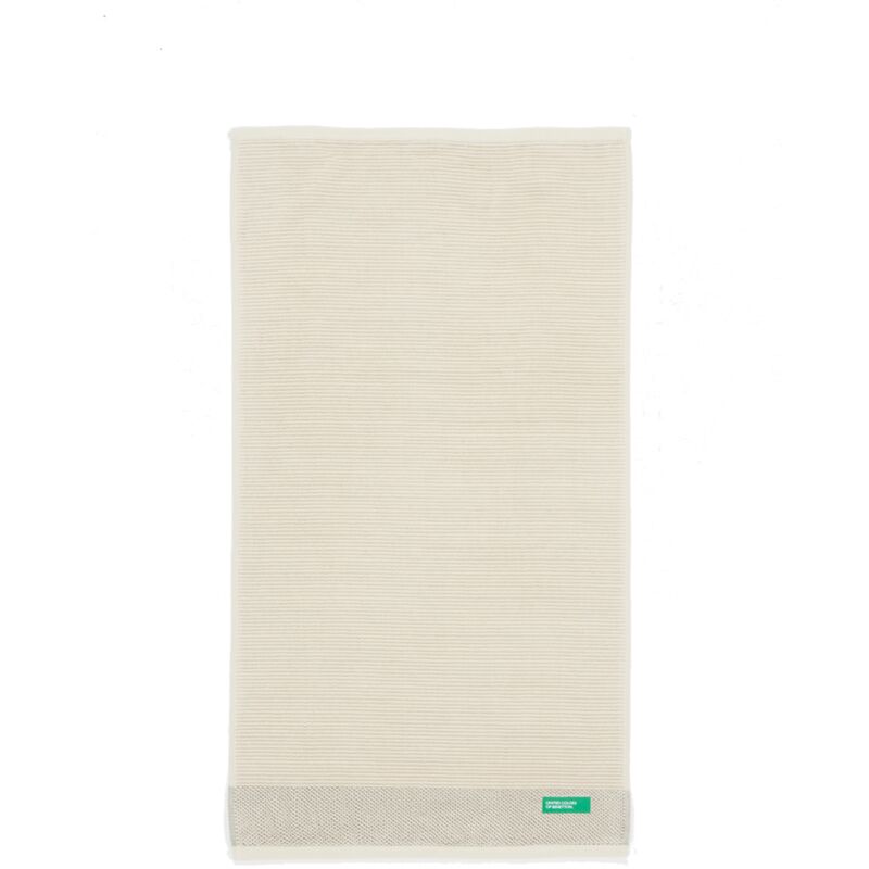 

Benetton - Toalla de lavabo de algodón, en color beige, 50x90 cm.