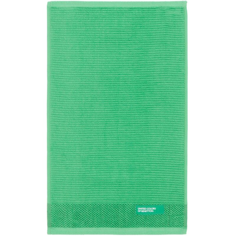 

Benetton - Toalla de lavabo de algodón, en color verde, 50x90 cm.