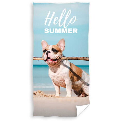 Toalla de playa Bulldog 70x140