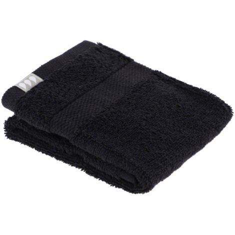 Toalla invite 30x50 cm 100% algodón - negro - Tendance