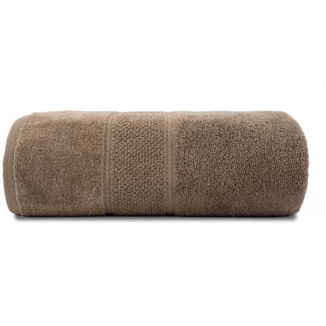 Toalla Mario 30x50 beige topo 480g 100% algodón