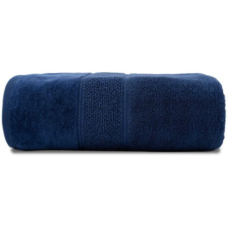Toalla Mario 50x90 azul marino 480g 100% algodón