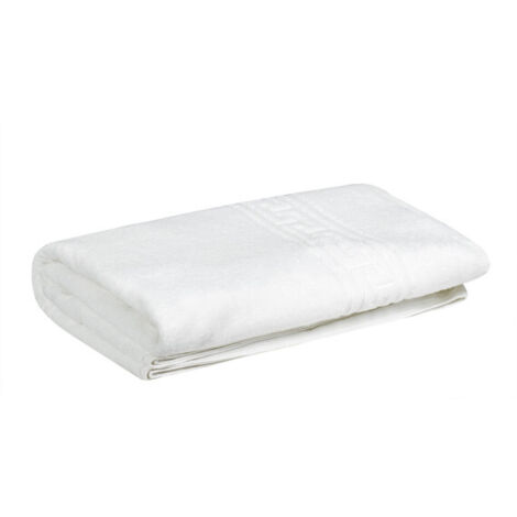 Toalla XL blanca para hostelería en tejido 100% algodón CORAL