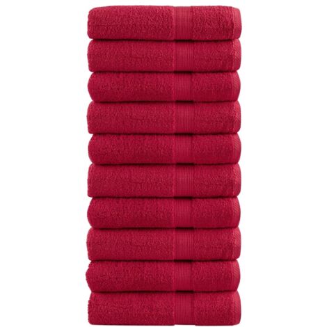 Toallas de baño SOLUND 10 uds 100x150 cm 600 gsm