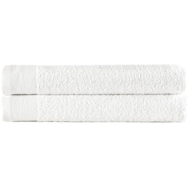 

Toallas de Ducha Algodón 450 g/m² 2 Unidades Blanco 50x100cm - Blanco - Vidaxl