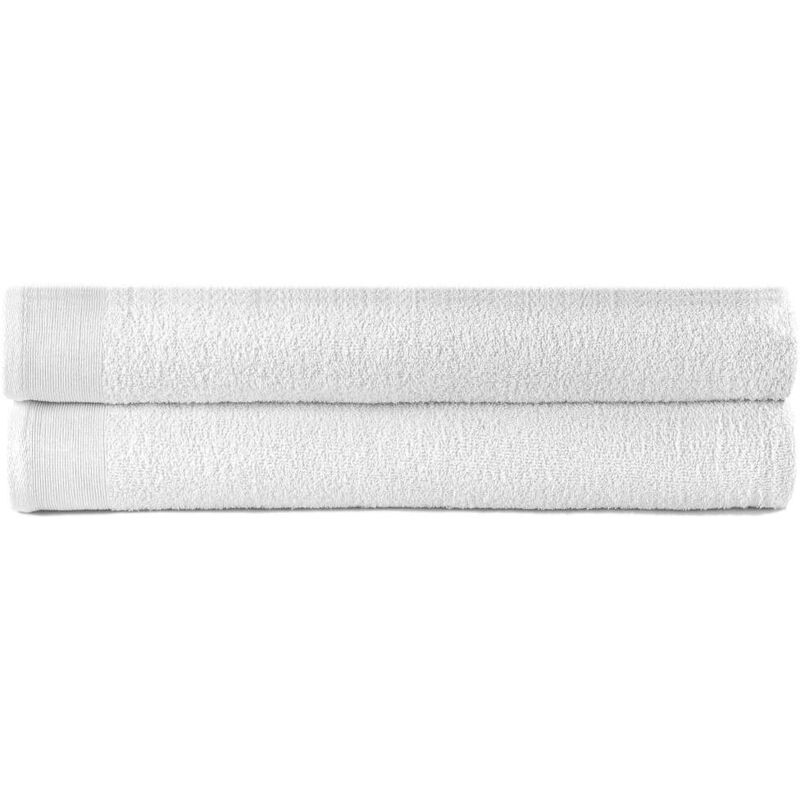 

Toallas de Ducha Algodón 450 g/m² 2 Unidades Blanco 70x140cm - Blanco - Vidaxl