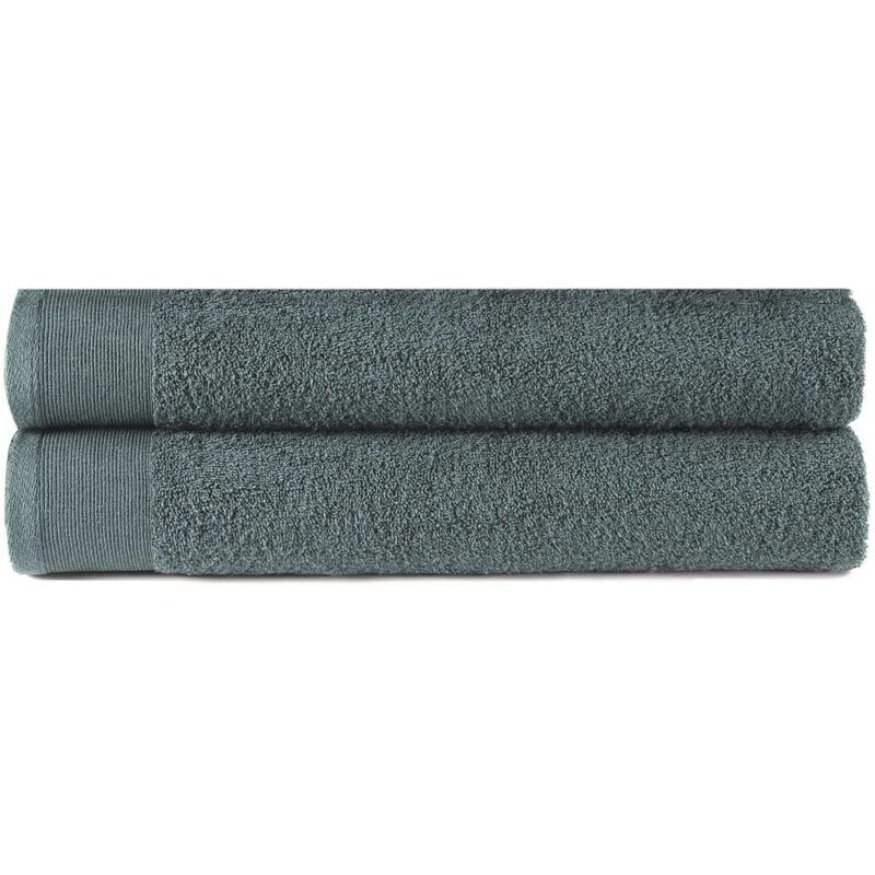 

Toallas de Ducha Algodón 450 g/m² 2 Unidades Verde 70x140cm - Verde - Vidaxl