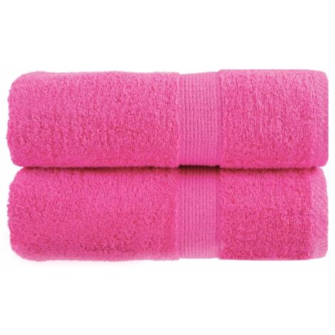 Toallas de mano premium SOLUND, 2 unidades, color rosa, 30 x 30 cm, 600 g/m²