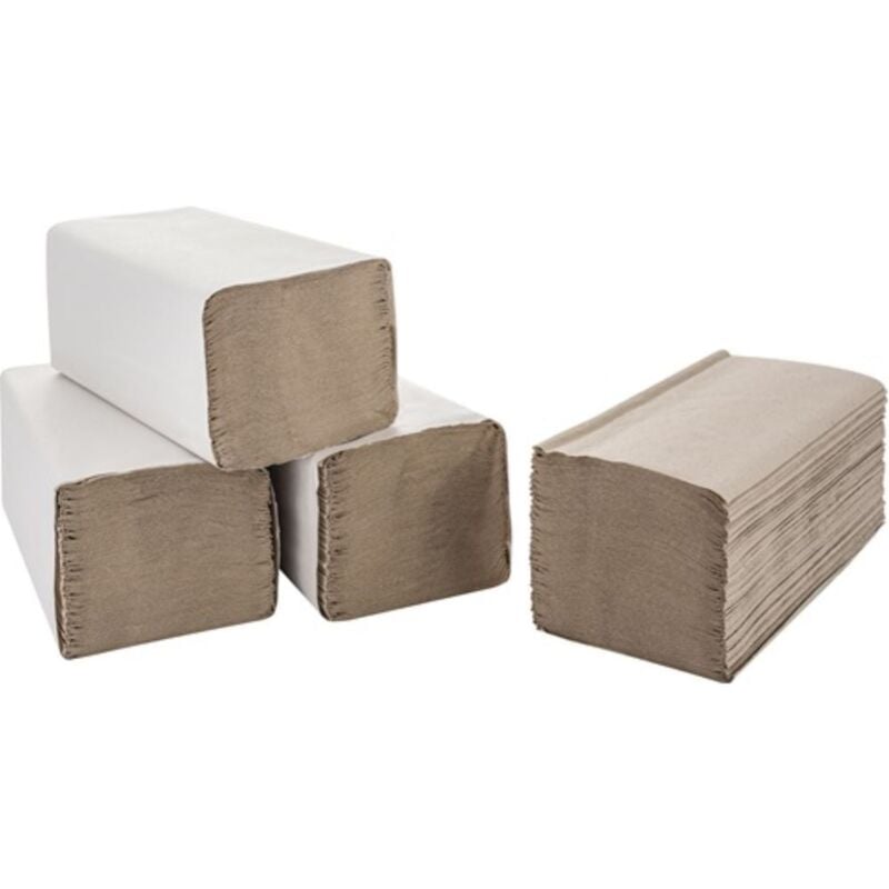 

Toallas de papel 1 capa natural L230xW250 aprox. Mm para 9000469080 5000 toallas / caja ELOS