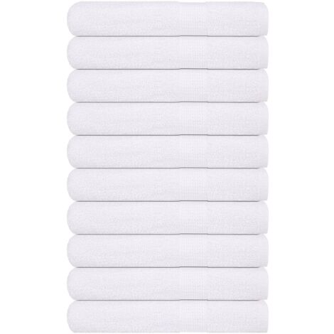 Toallas de sauna 10 uds 100% algodón  80x200 cm 360 gsm