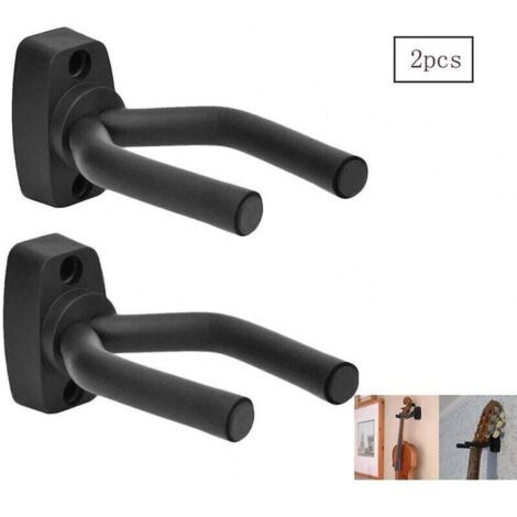 Toallero con gancho para guitarra (2 piezas), soporte para guitarra, soporte de pared para guitarra, soporte para guitarra. Compatible con todas las guitarras acústicas.