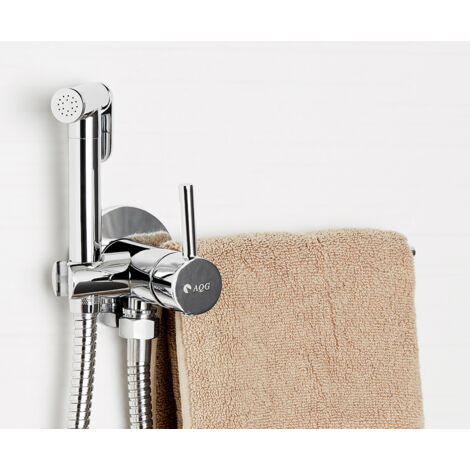 Toallero Cromo para Kit de Bidet