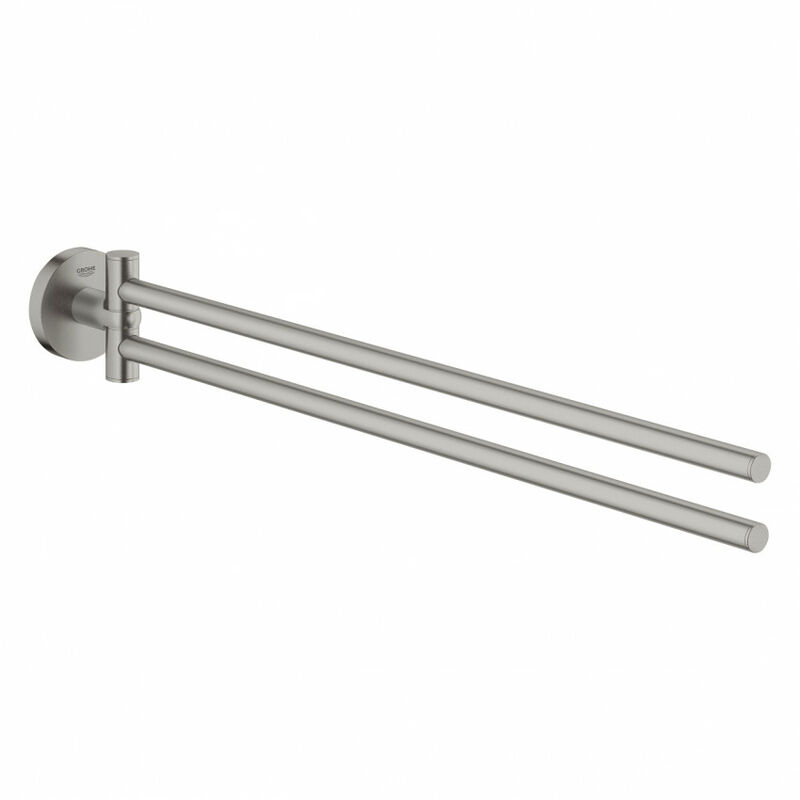 

Toallero de 2 brazos Grohe Essentials SuperSteel