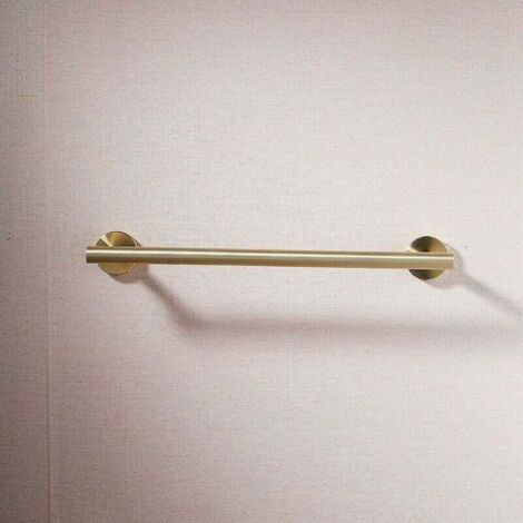 Toallero de acero inoxidable 304 KZQ para baño, ducha, toallero de pared, latón oxidado, 40 cm de largo