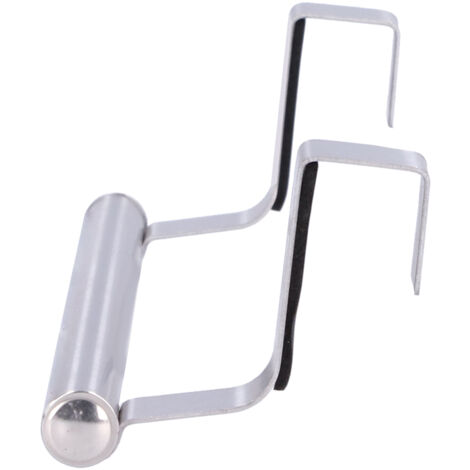 Toallero de acero inoxidable de 36 cm, no requiere taladrar, tiene una gran capacidad de carga y cuenta con una argolla para colgarlo en la cocina, armarios y baño.