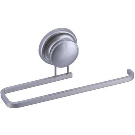 Toallero de aluminio con ventosa - cromo - Tendance