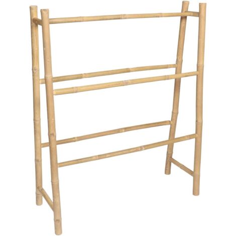 Toallero de bambú 5 barras para montar - bamboo - Tendance