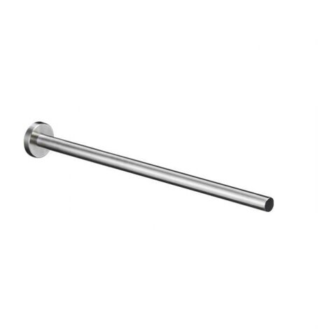 Toallero de pared de acero inoxidable cepillado de 40 cm, barra individual de acero inoxidable 304 para baño