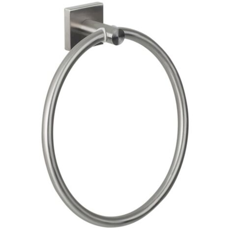 Toallero de pared de acero inoxidable Metalizado NYOSTEEL Spirella