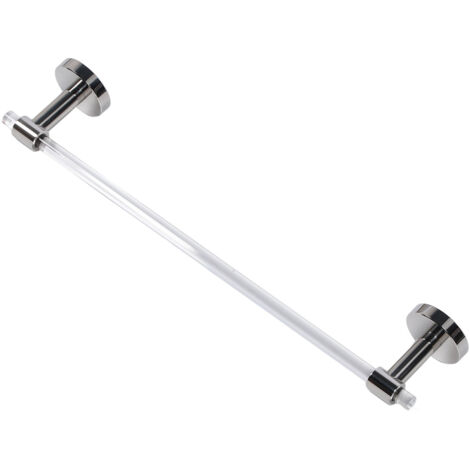 Toallero de pared minimalista y lujoso de 40 cm, de acrílico ligero, para baño, que ahorra espacio, diseño moderno y fácil instalación.