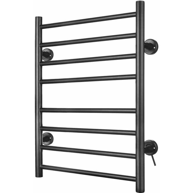 

Purline - Toallero Eléctrico mural 105W en acero, negro