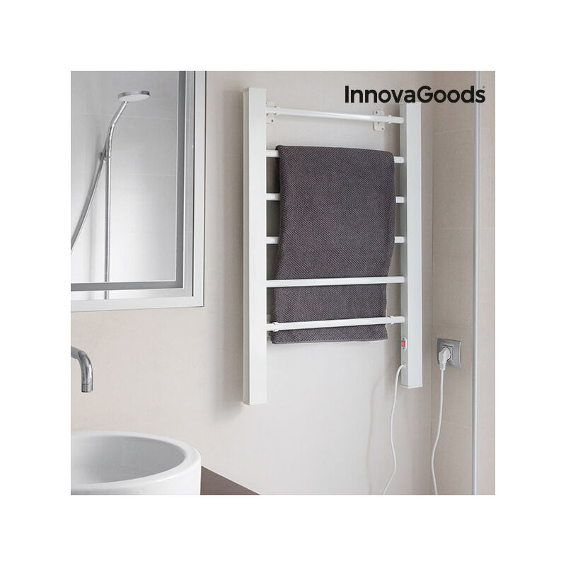

Toallero Eléctrico de Suelo y Pared InnovaGoods 90W Blanco (6 Barras)