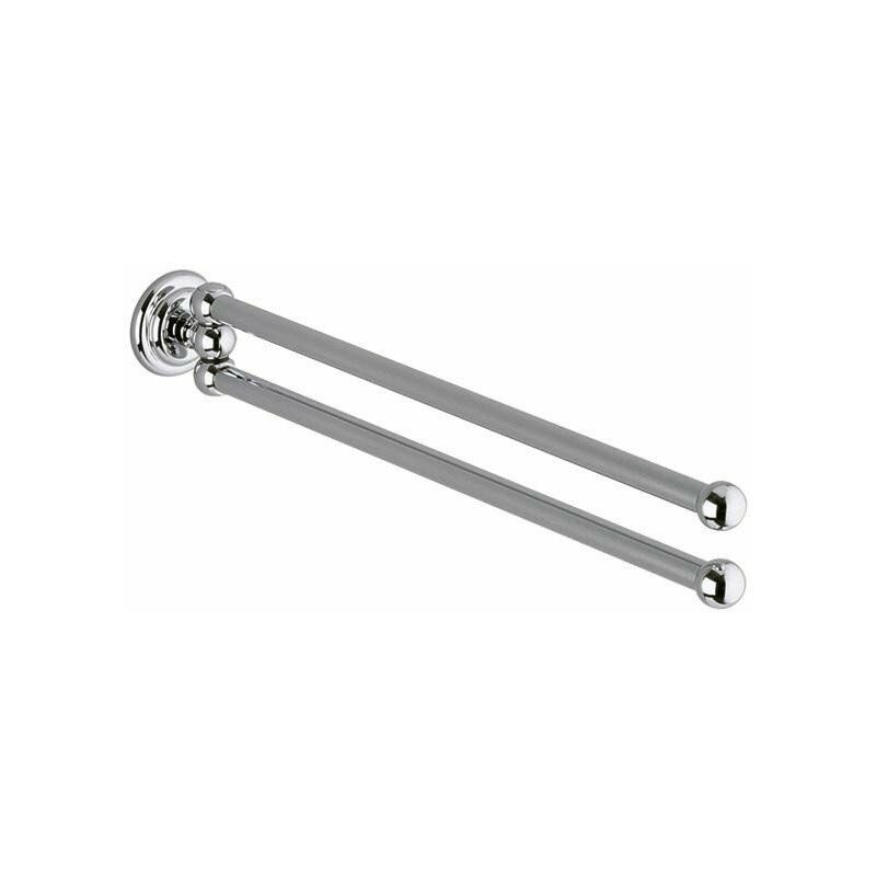 

Toallero ASTOR 2 piezas, saliente giratorio 465 mm cromado KEUCO