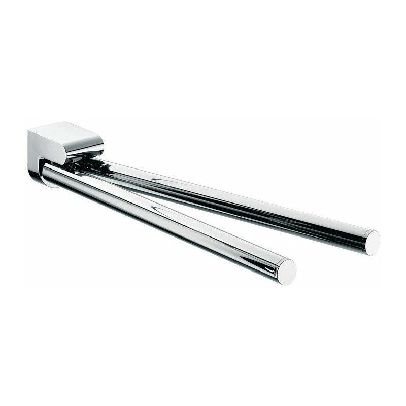 

Emco - Toallero MetO de 2 brazos. cromado rígido de 370 mm