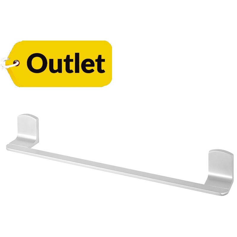 

Toallero recto de 45 cm de aluminio Atenea fijación opcional con adhesivo - CM Baños