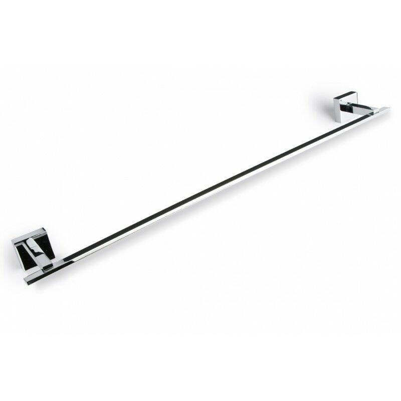 

Toallero recto de 45 cm Torun, de latón cromado brillo, fijación opcional con adhesivo - CM Baños