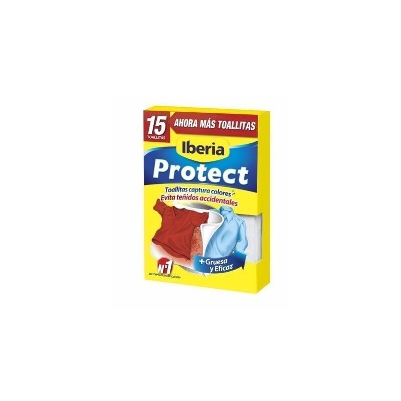 

Toallitas Atrapacolor Protect Color 15 Ud - Iberia