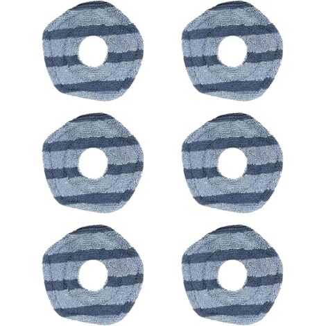 Toallitas de limpieza lavables para la aspiradora robot Eufy X10 Pro OMNI, mopa de microfibra de repuesto para la aspiradora robot.
