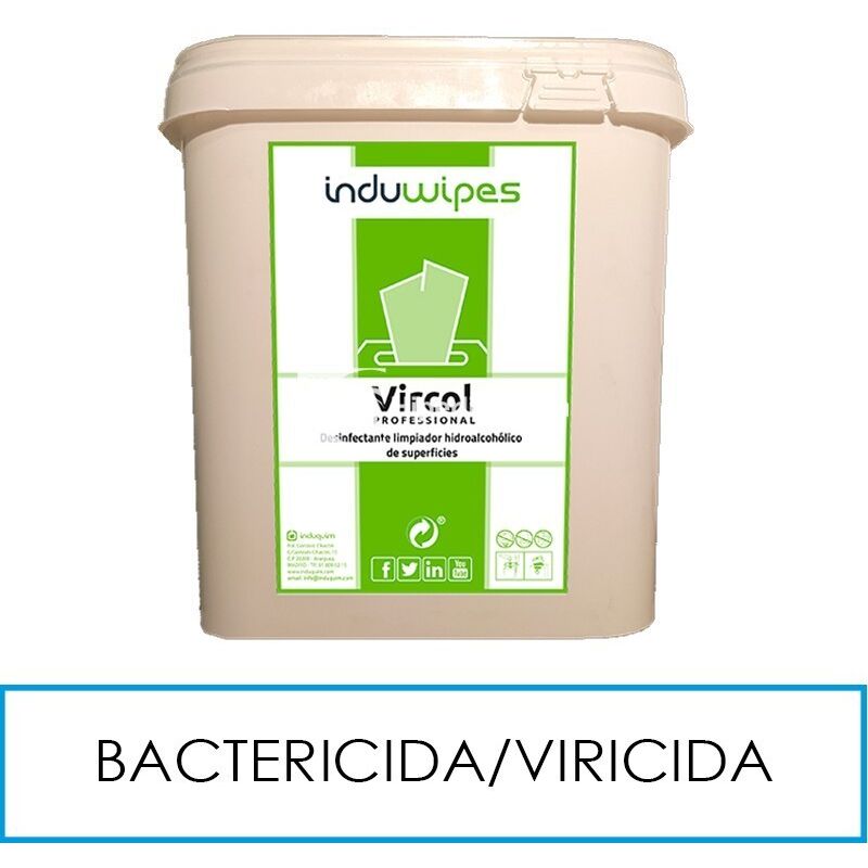 

Toallitas desinfectante hidroalcohólico superficies 115uds