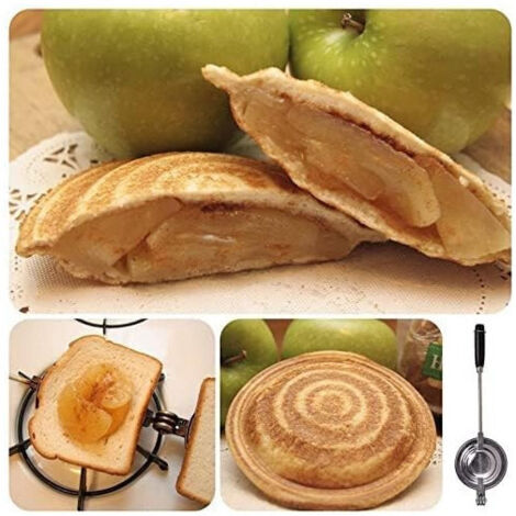 Toast Tite Sandwich Tongs Aluminium Toaster Manual Grill Kitchen