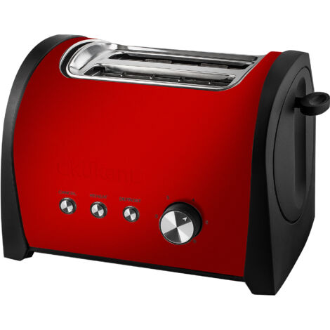 Toaster 2 Schlitze 800 W rot Küken