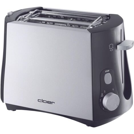 Toaster 3410 2Scheiben chrom/schwarz