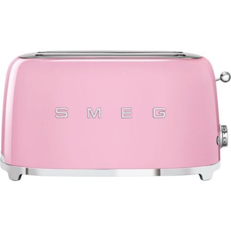 Toaster 4 Schlitze Smeg TSF02PKEU rosa - SMEG - 2 Plätze - 1500 Watt - 6 Bräunungsstufen