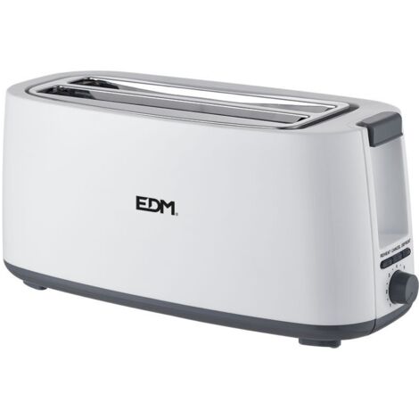 Toaster Edm mit Doppelter Langschlitz, Weiß - Edm