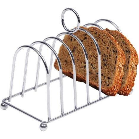 Toasterständer aus Edelstahl – für Küche und Camping, Aufbewahrung für Toaster und Zubehör, platzsparend, stabil & rostfrei