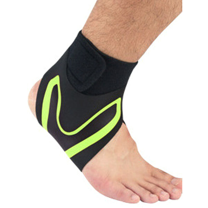 

Tobillera deportiva, calcetines de tobillo con proteccion anti-esguince de compresion, verde y tipo 1 y XL