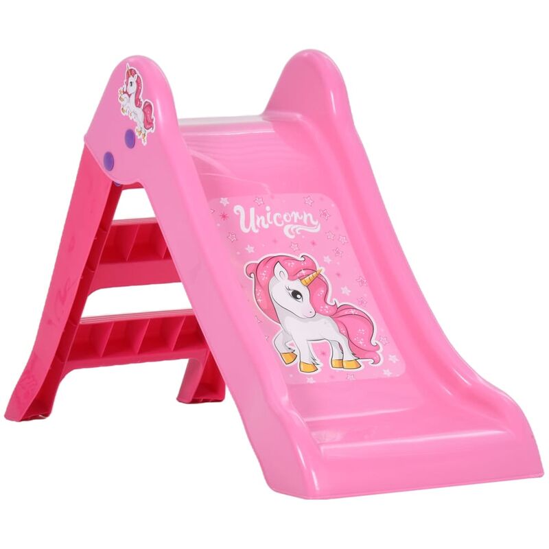 

Tobogán para niños plegable 111 cm rosa