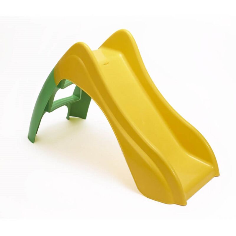 

Tobogan resina tuki amarillo y verde 120x56x75 (alt.) cm.