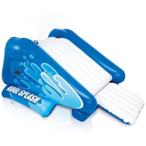 Toboggan aquatique gonflable Kool Splash Bleu INTEX