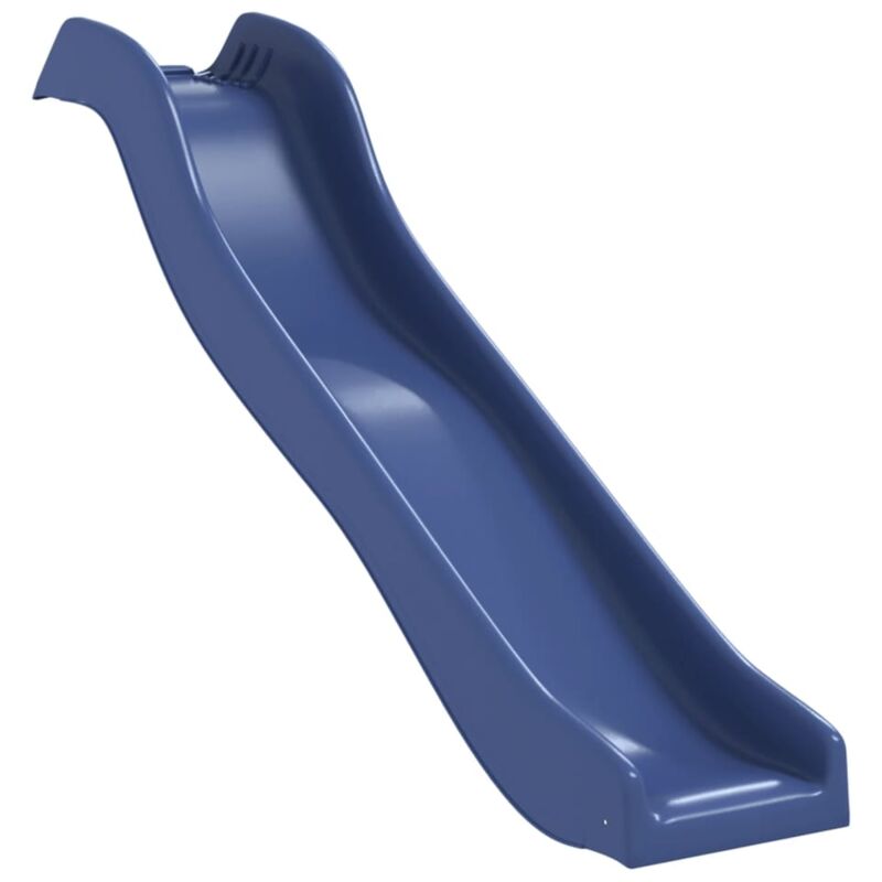 Toboggan de jeu bleu 174x38 cm polypropylène