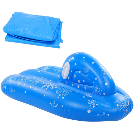 Toboggan Inflatable pour Enfants, Luge Gonflable pour Neige, Jouet de Glisse Sécuritaire