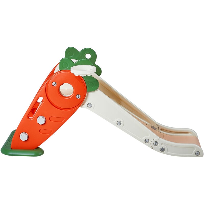 Toboggan pour tout-petits Mophorn 1 à 12 ans, aire de jeu intérieure et extérieure avec échelles grimpables et panier de basket, supporte jusqu'à 40