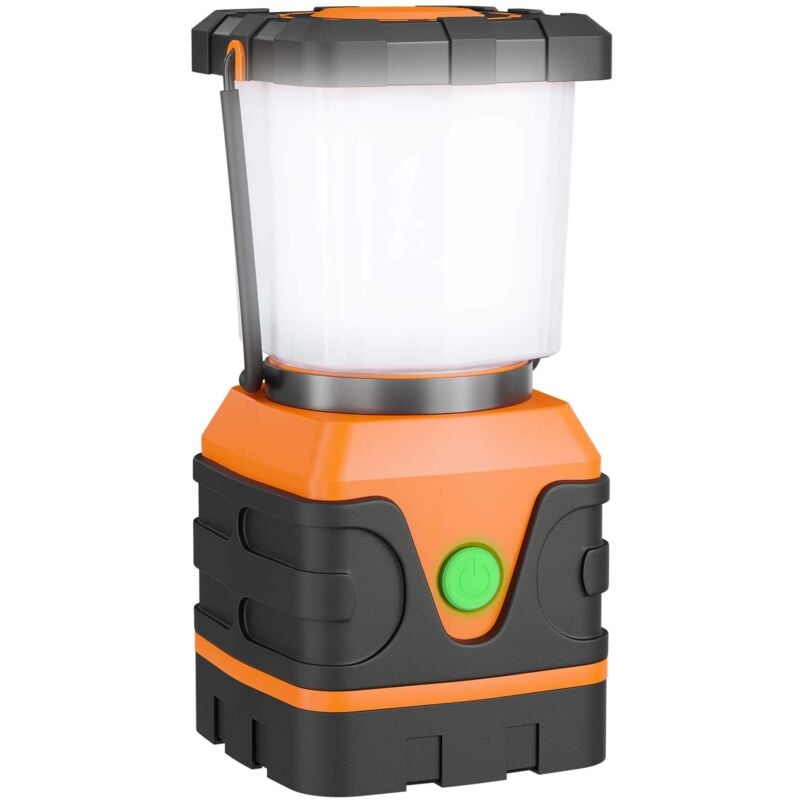 Toboli - Lampe de camping à piles 95 x 100 x 188 mm, avec 4 modes d'éclairage, portée 5 m, angle 360°, Lanterne led extérieure avec gradateur