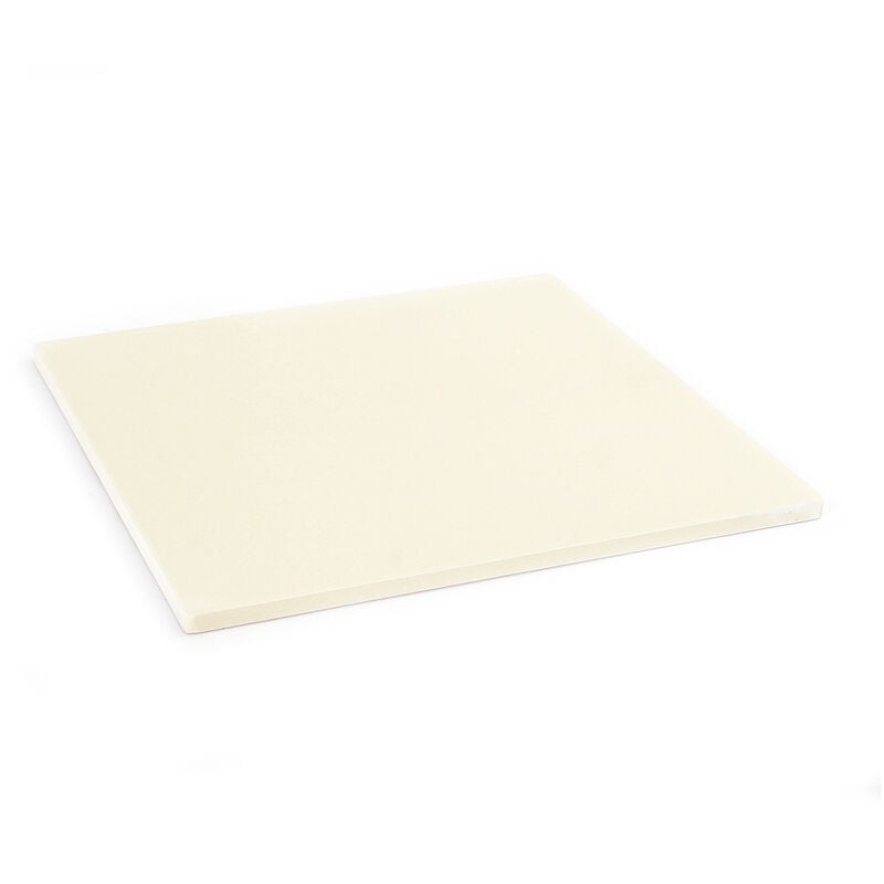 Pierre à pizza carrée en cordiérite – 330 x 330 x 10 mm – 500 °c max. – pour Four et Cuisson croustillante – Matériel de gastronomie Appareil cuisine